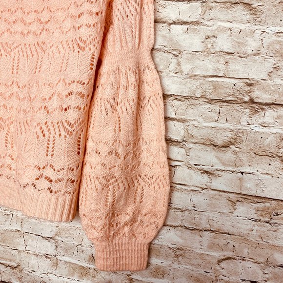 Ophelia Roe Women's Peach Puff Sleeve 2pc Camisole - Picture 4 of 14